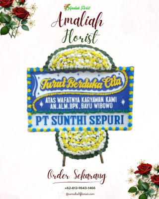 Papan Bunga Duka di Margoyoso