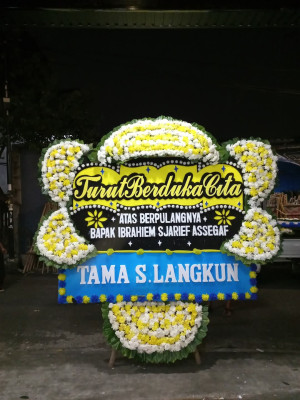 Papan Bunga Duka di Margoyoso