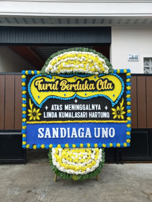 Papan Bunga Duka di Margoyoso